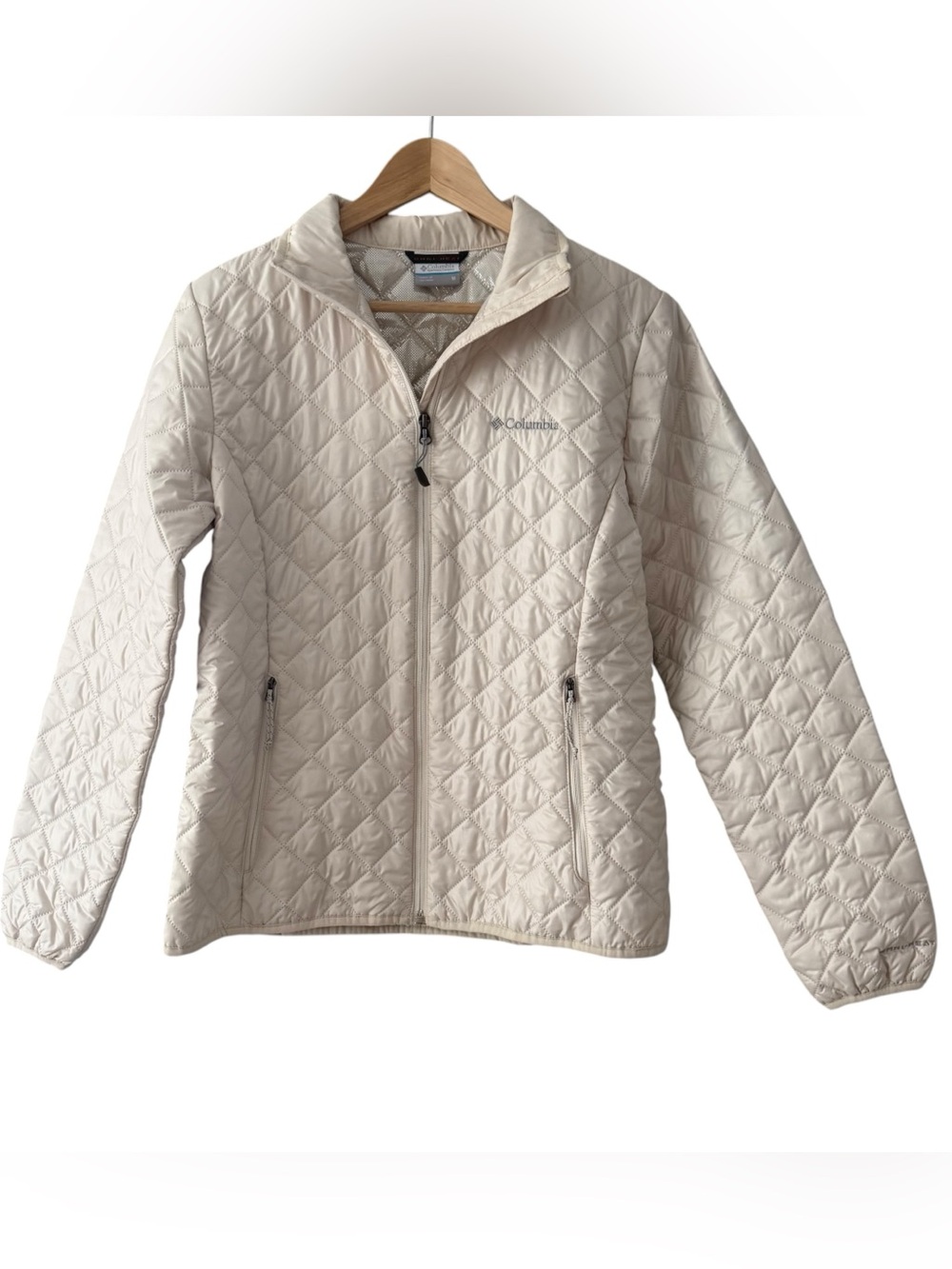 Columbia Omni-Hear Women's Quilted Lightweight Jacket Off-White